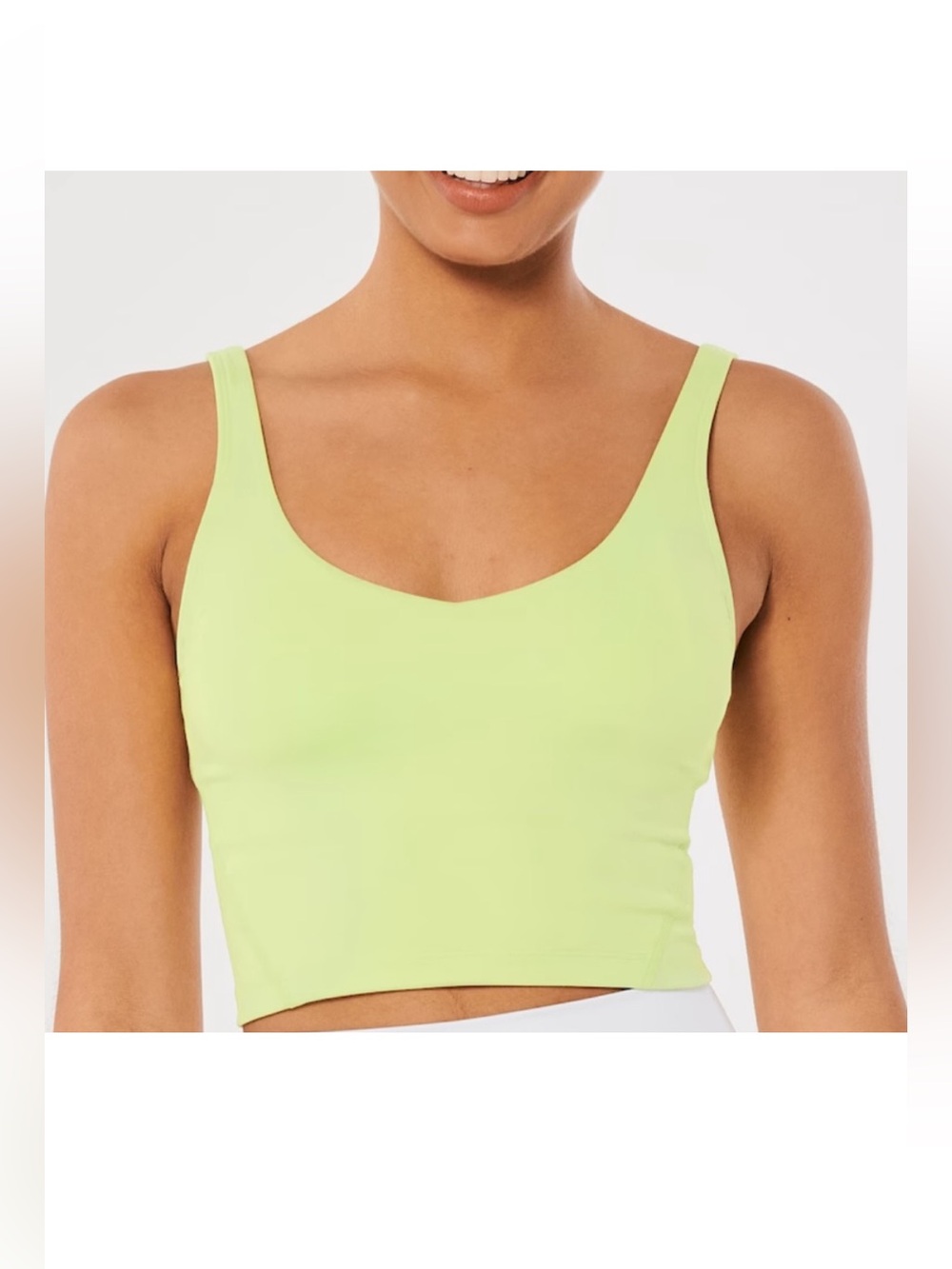 Gilly Hicks Women’s Go Recharge Light Green Active Tank Size Small